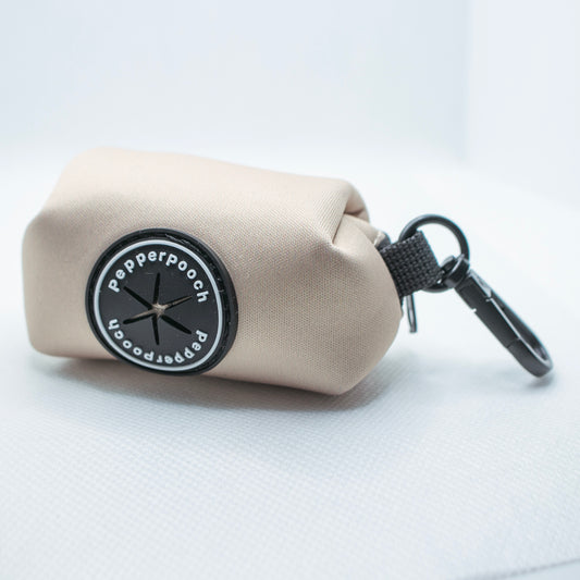 Poop Bag Dispenser: Beige