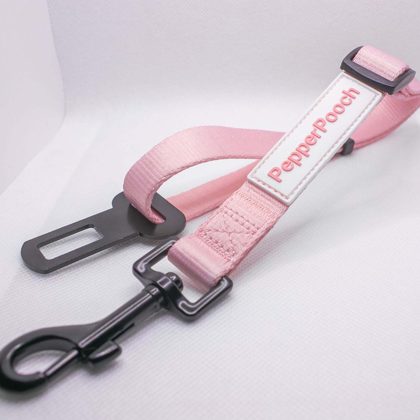 Doggy Seatbelt: Pastel Pink (Adjustable Size)