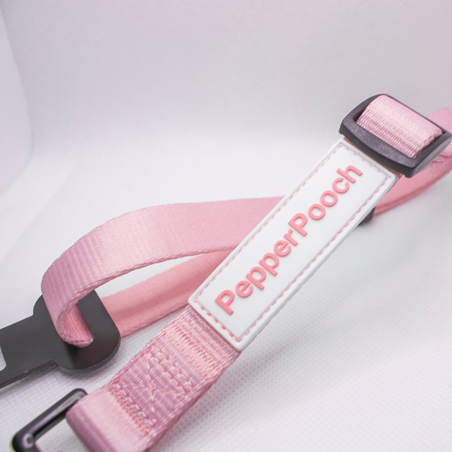 Doggy Seatbelt: Pastel Pink (Adjustable Size)