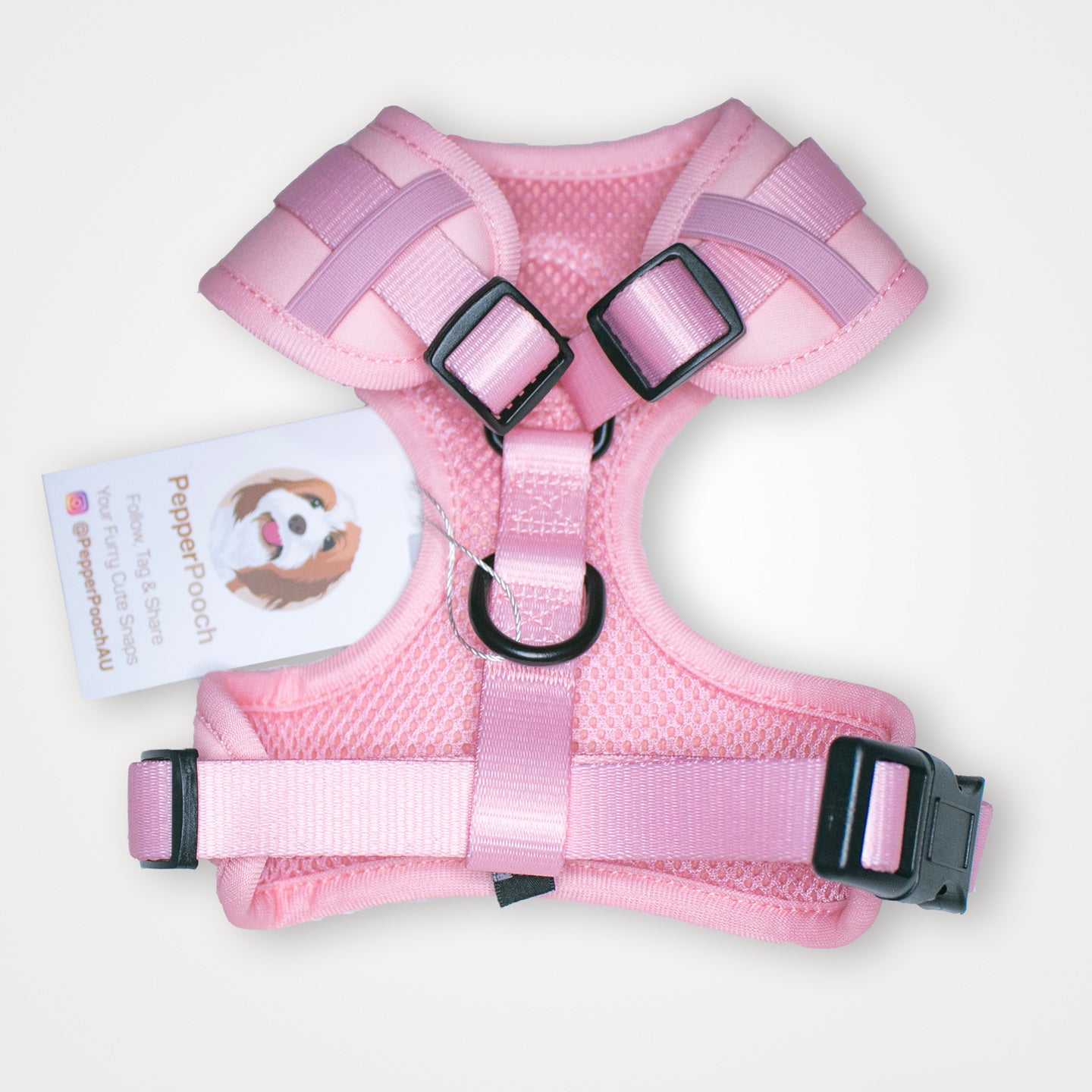 Adjustable Harness: Pastel Pink